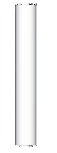 Pax Velvet håndkletørker 21 x 103 cm, elektrisk, m/LED-lys, hvit