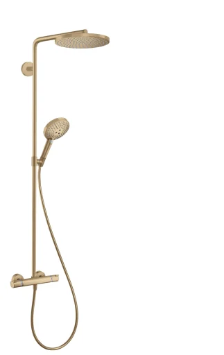 Hansgrohe Raindance Select S 240 1jet Powderrain dusjsystem, børstet bronse