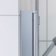 Vikingbad Veggprofil Fast 95mm H195cm Utfellingsprofil for Dusjdører