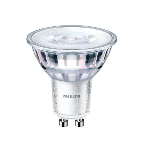 Philips LED GU10 lyspære, 2,7W = 25W, varmhvitt lys (2700K)