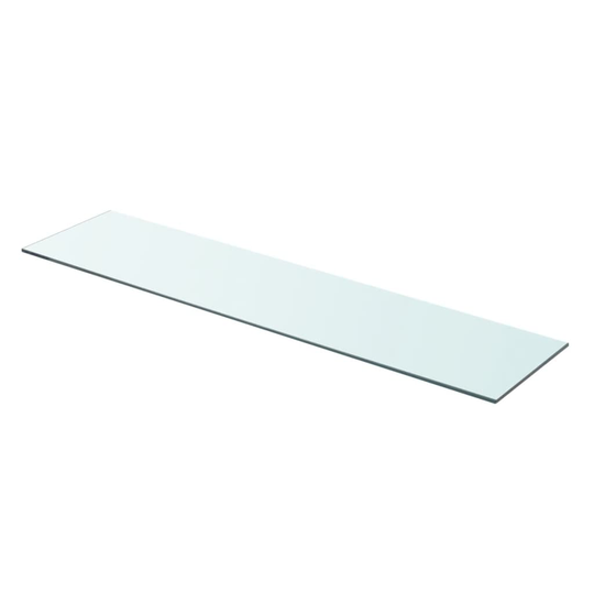 vidaXl glashyldepanel gennemsigtig 90x20 cm