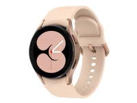 Samsung Galaxy Watch4 - 40 mm - pink guld - smart ur med sportsbånd - pink - display 1.19 - 16 GB - NFC, Wi-Fi, Bluetooth - 25.9 g