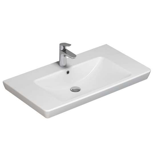 Dansani Mido+ Lotto XL Møbelservant B85-125xd48cm Hvit / 80cm