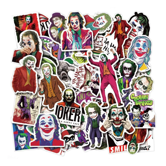 50x Klistermærker og Dekaler - The Joker