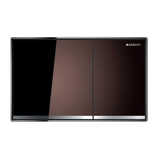 Geberit Sigma 60 Betjeningsplate Umbra Glass