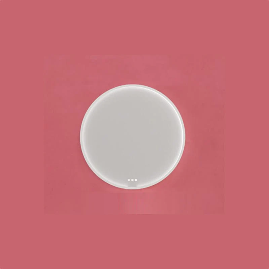 Dansani Moon Rammespeil LED -Ø75/90cm Hvit Matt / 90cm