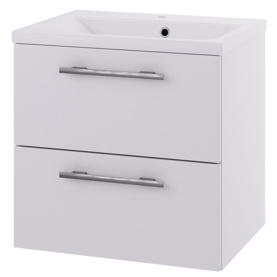 Linn Bad Ingrid D45cm Servantskap Hvit Matt / 60cm 2 Skuffer