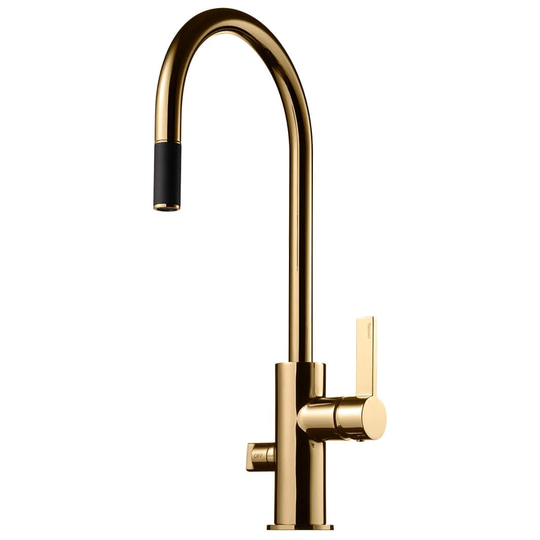Tapwell Arm885 Kjøkkenarmatur Uttrekk+Avstengning Oksiderende Messing