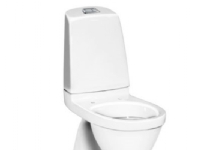GB 5500L WC Nautic 2-4-liter. - krom-mat krom trykknap med S-lås