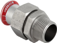 Geb. Mapress FZ union 18mm - Geberit Mapress FZ union med udv.gevind d18mm R1/2 G3/4