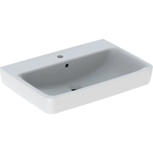 GEBERIT servant 700x480x185mm hh senter m/overl porselen hvit