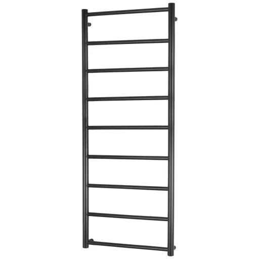 Kriss Polaris håndkletørker t/Sentral-/Fjernvarme 1250x500 mm, sort