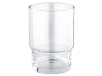 GROHE Essentials, Transparent, Monokromatisk, Glas, Enkelt, Vægmonteret, Rund