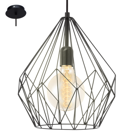 Carlton ceiling lamp (sort)