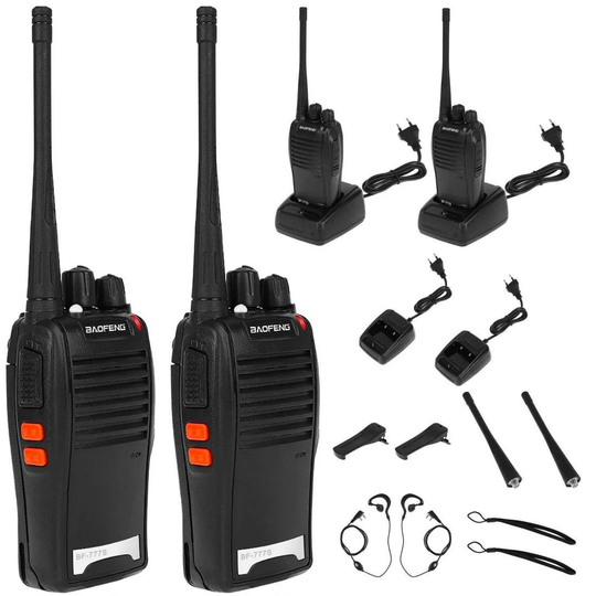 2x Walkie-talkies - Sort