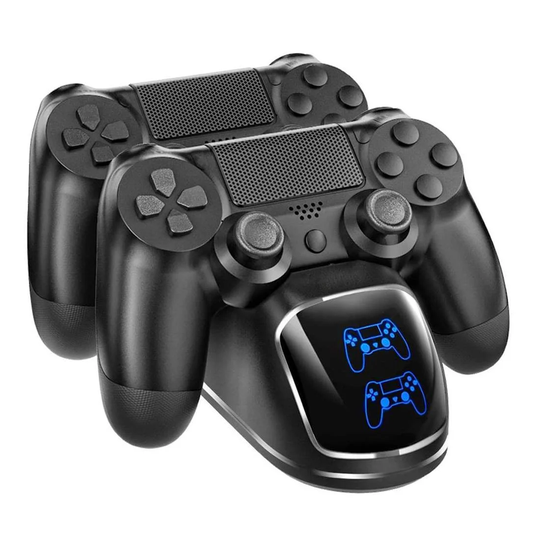 Dobbelt ladestation til PS4-controllere