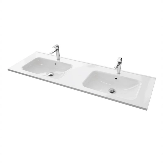 Vikingbad INA D46 Thin Møbelservant B60-180cm - H2cm Hvit / 160cm Dobbel