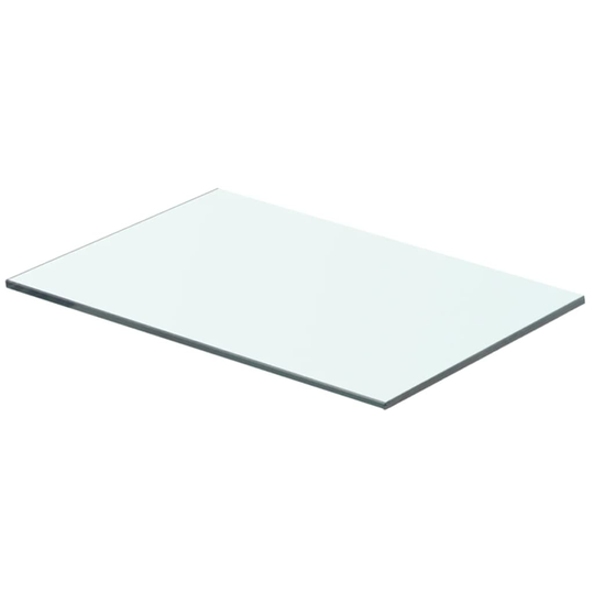 vidaXL hylde glaspanel klar 40x20 cm