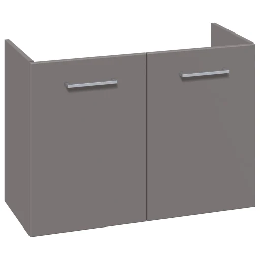 Dansani Mido+ servantskap med 2 luker, bredde: 80 cm, grå