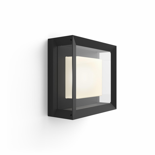 Econic Hue WACA EU square wall lantern (Sort)