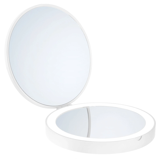 Smedbo 627 Reisespeil, LED - Normal/7x Hvit Matt