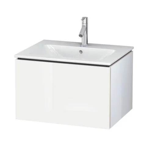 Duravit L-Cube Møbelsett m/Skuffer 63x49 cm, Hvit Høyglans