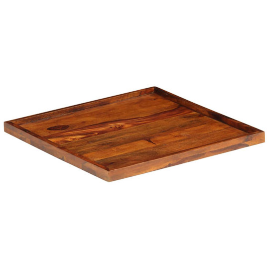 vidaXL serveringsbakke massivt sheeshamtræ 50 x 50 cm