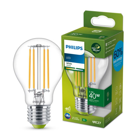 E27 2.3W LED Normal Clear