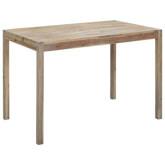 vidaXL spisebord 120x70x75 cm massivt akacietræ