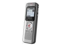 Philips Voice Tracer DVT2050 - Stemmeoptager - 8 GB - aluminium lys sølvmetalfront og ryg