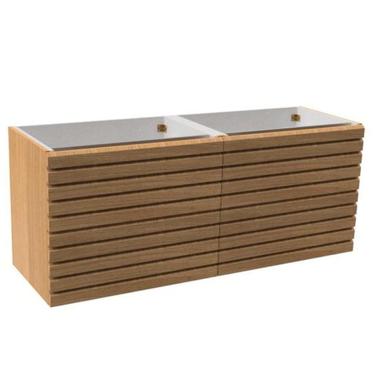 Vikingbad MIE Stav Servantskap B60-200cm Eik / 140cm Dobbel