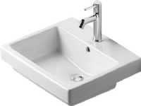 DURAVIT Vero vask til nedfældning. Med hanehul. 550x465mm