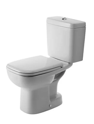 Duravit D-Code toalett m/S-lås, hvit