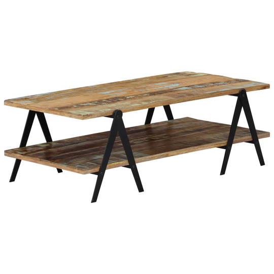 vidaXL sofabord 115x60x40 cm massivt genbrugstræ