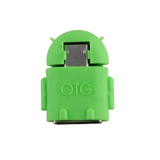 OTG Adapter - USB til Micro USB Adapter On-The-Go - Grøn