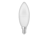 OSRAM STAR CLASSIC B - LED-lyspære - form: B39 - matteret finish - E14 - 7.5 W (tilsvarende 60 W) - klasse F - varmt hvidt lys - 2700 K