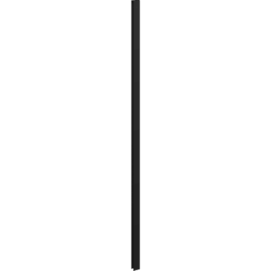 Dansani Match Avstandsprofil til Anslagsprofil 1 +20mm - H197,5cm Svart Matt