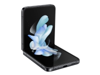 Samsung Galaxy Z Flip4 - 5G smartphone - dual-SIM - RAM 8 GB / Intern hukommelse 256 GB - OLED-skærm - 6.7 - 6.7 - 2640 x 1080 pixels 2640 x 1080 pixels (120 Hz) - 2x bagkameraer 12 MP, 12 MP - front camera 10 MP - grafit