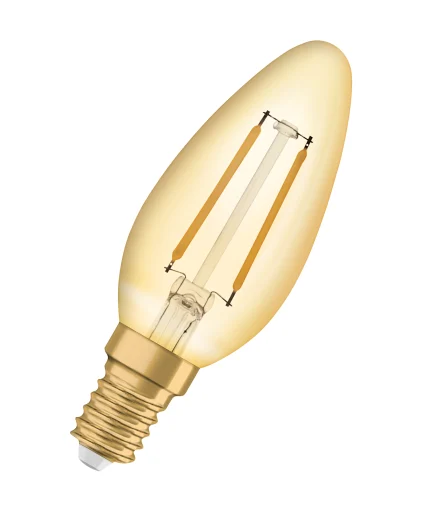 Osram Vintage 1906 LED Kerte 2,5W/824 (22W) E14 Gull