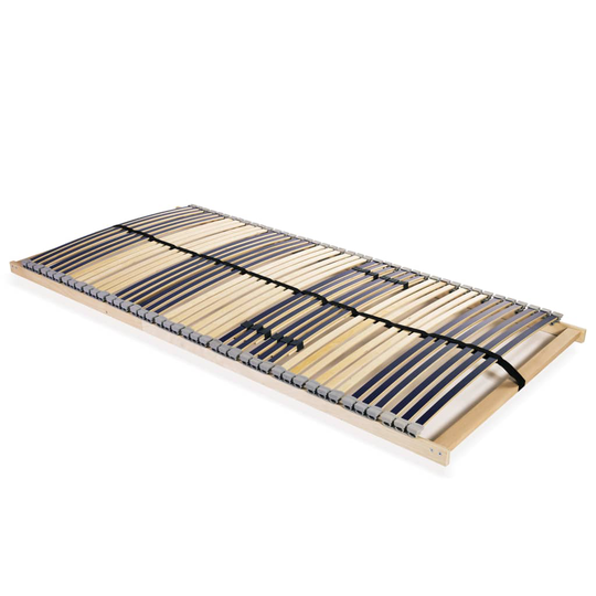vidaXL lamelbund til seng med 42 lameller 7 zoner 120 x 200 cm