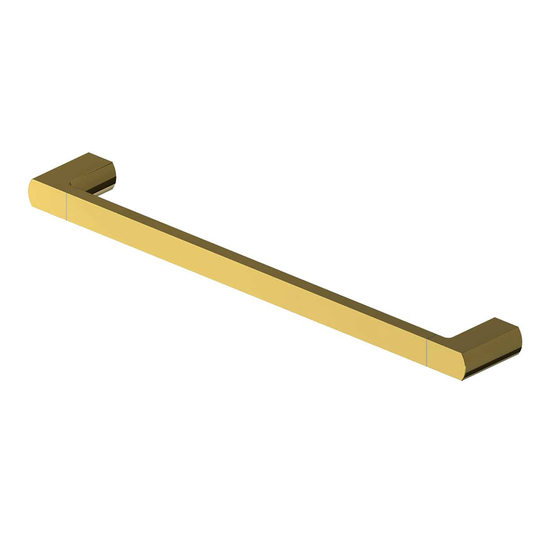 Gustavsberg Square Håndklestang 45cm Børstet Messing