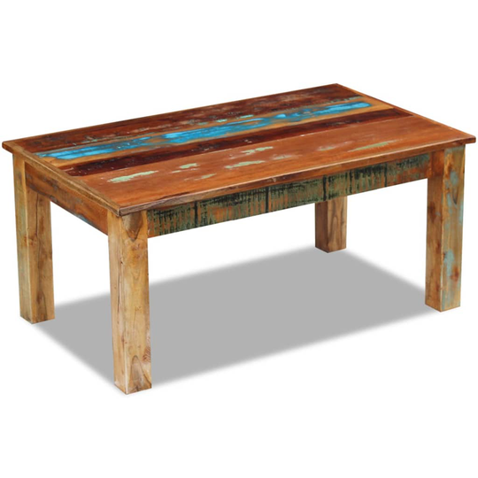 vidaXL sofabord 100x60x45 cm massivt genbrugstræ
