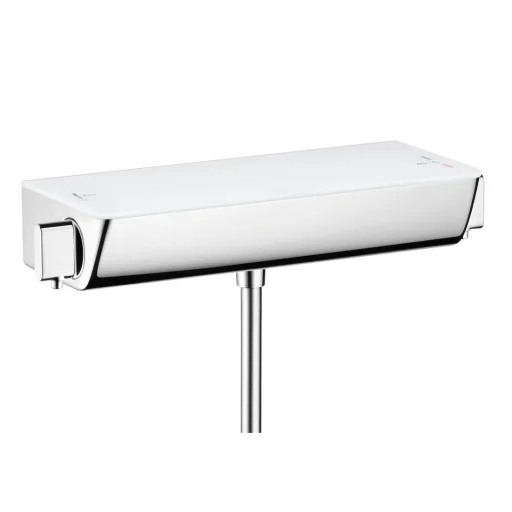 Hansgrohe Ecostat Select Dusjbatteri m/Termostat, Krom/Hvit glass