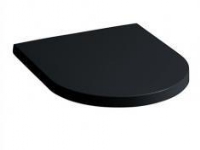 Kartell by Laufen toiletsæde - sort toiletsæde.HUSK 633046001 - erstattes af 615487201