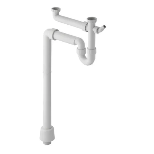 Geberit kjøkken vannlås dobbel 1½" x 50 mm.