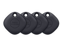 Samsung Galaxy SmartTag+ - Anti-tab Bluetooth-tag for mobiltelefon - sort (Pakke med 4)