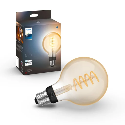 Philips Hue White Ambiance filament globepære , 1-pack