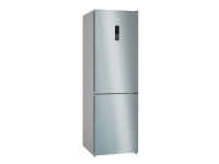 Siemens iQ300 KG36NXIDF - Køleskab/fryser - bund-fryser - bredde: 60 cm - dybde: 66.5 cm - højde: 186 cm - 321 liter - Klasse D - rustfrit stål