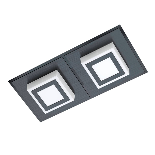 Masiano 1 Led Ceiling / Wall light 2L (Sort)