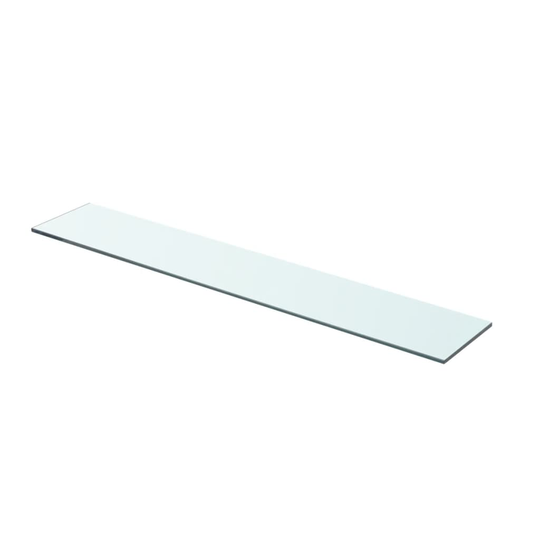 vidaXL hylde glaspanel klar 70x12 cm